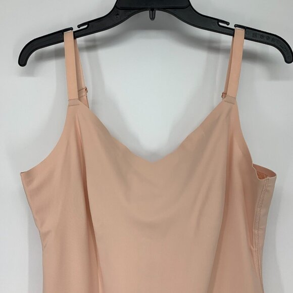 Pinsy Shapewear Bodysuit Spaghetti VNeck Cheeky Pink Hourglass NWT - Picture 8 of 15